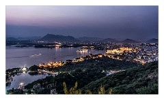 Udaipur 42  View of Udaipur at night