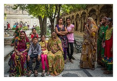 Udaipur 43  Indian Tourists at the City Palace
