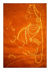 Udaipur 47  A painting at the palace