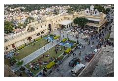 Udaipur 51  Looking down from the palace