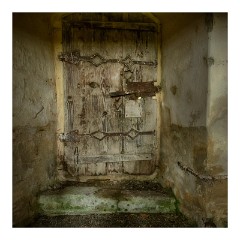Copsa Mare 08  An old wooden door - Copsa Mare Church