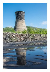 Copsa Mica 09  Reflections of the cooling tower