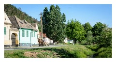 Malancrav 04  Village stream with horse and cart