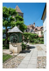 Medias 06  Inside the fortifications of St. Margaret’s Church in Medias -  A well