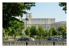 Bucharest 01  Bucharest -  After the Pentagon, the Romanian parliament building is the second largest building in the world