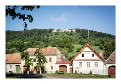 Saschiz 03  View of some of the houses in Saschiz
