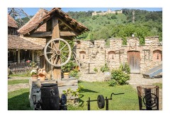 Saschiz 04  The well in the garden where we had coffee
