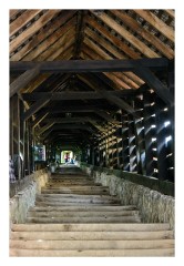Sighisoara 11  The Covered Staircase to the School on the Hill and the Cemetary on the Hill