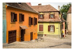 Sighisoara 18  Houses in the Area of the Catholic Church