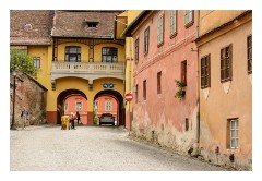 Sighisoara 21  Entrance into the Citadel Square