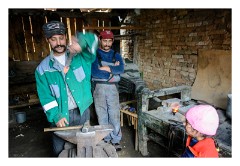 Viscri 49  The Blacksmith and his daughter