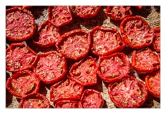Villages and Areas Around Bosa 15  Drying Tomatoes in the Sun