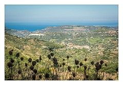 Villages and Areas Around Bosa 80  View from Tinnura of the Coastline