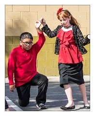 Folsom and Family 06  Nikki in the Spanish Class Performance