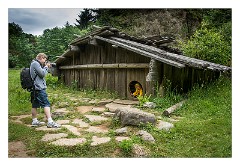Mckinleyville Trip 05  Patrick's Point State Park, Sumêg Village - Roland photographing Jason
