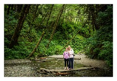 Mckinleyville Trip 14  Nkki and Jenn, Prairie Creek Redwood State Park