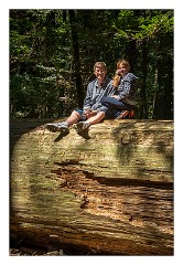 Mckinleyville Trip 47  Red Woods - Roland and Nikki