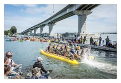 Mckinleyville Trip 59  Day Two of the Kinetic Sculpture Race in the River, Eureka