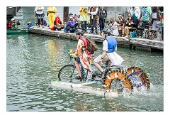 Mckinleyville Trip 62  Day Two of the Kinetic Sculpture Race in the River, Eureka