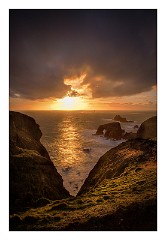 Cornwall 11  Sunset at Lands End