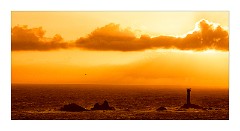 Cornwall 12  Sunset at Lands End