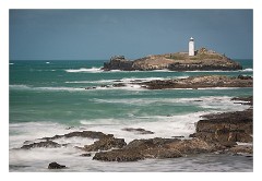 Cornwall 17  Godrevy Beach and Lighthouse