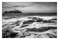 Cornwall 18  Godrevy Beach and Lighthouse