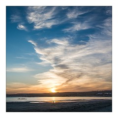 Cornwall 36  Sun setting at Marazion