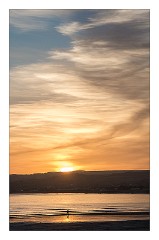 Cornwall 37  Sun setting at Marazion