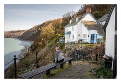 Devon 09  The view of the Sea from Clovelly