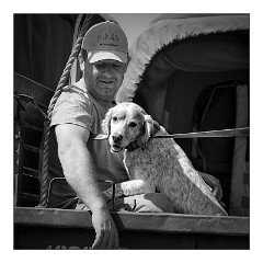 Dorset People and Places 08  Man and his dog