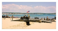 Dorset People and Places 11  Reinactment of taking an area and building a bridge