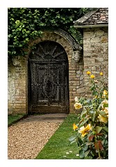 Anglesey Abbey August 09  Door to the House from the Rose Garden - August