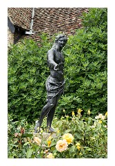 Anglesey Abbey August 10  Statue in The Rose Garden August