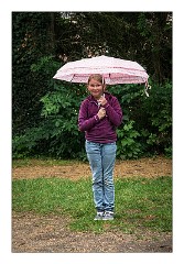 Linton Zoo 08  Jessica in the rain