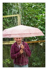 Linton Zoo 09  Jessica in the rain
