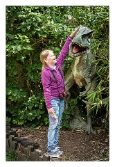 Linton Zoo 10  Jessica and Dinosaur
