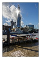 London November 22  The Shard from the Tower of London