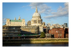 London November 36  Walking along from Millennium Bridge towards The London Eye