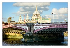 London November 38  Walking along from Millennium Bridge towards The London Eye