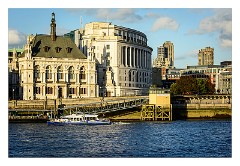 London November 40  Walking along from Millennium Bridge towards The London Eye