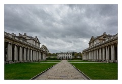 London in October 10  The Queens House and Greenwich Mean Time Line