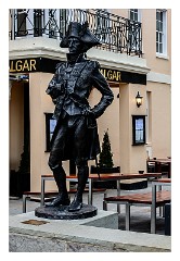 London in October 11  Nelson outside the Trafalgar Tavern
