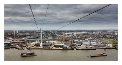London in October 35  Flying over the Thames on the Emirates Cable Car