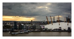 London in October 37  Flying over the Thames on the Emirates Cable Car