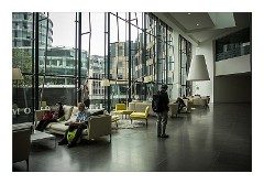 London September  03  Building opposite the Museum of London