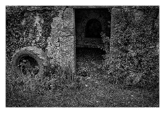 Puglia Monopoli Area 21  Looking inside the Trulli House