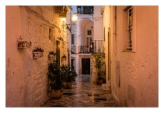 Puglia Monopoli Area 25  Early Morning in the Rain Locorotondo