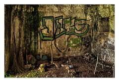 Puglia Monopoli Area 47  Graffeti in the Trulli Houses