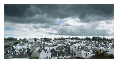 Puglia Monopoli Area 54  Roof Top View of Alberobello The Trulli Town